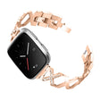 Fitbit Versa 2 / Fitbit Versa Lite Metaal en Strass Bandje