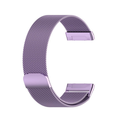 Super fint Fitbit Versa 3 / Fitbit Sense Metal Rem - Størrelse: S - Lilla#serie_9