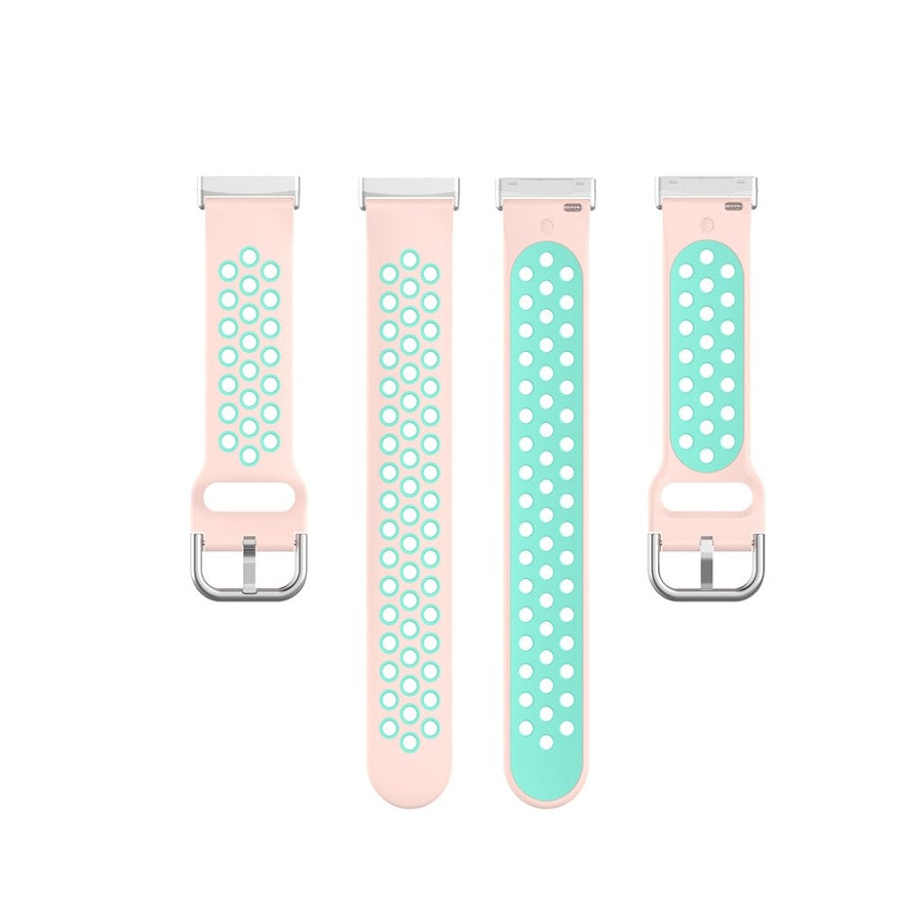 Mega fint Fitbit Versa 3 / Fitbit Sense Silikone Rem - Pink#serie_13