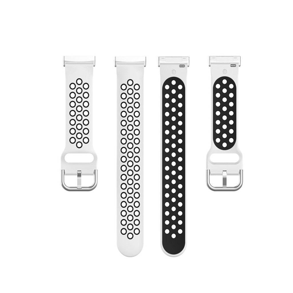 Mega fint Fitbit Versa 3 / Fitbit Sense Silikone Rem - Hvid#serie_2