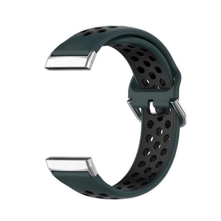 Mega fint Fitbit Versa 3 / Fitbit Sense Silikone Rem - Grøn#serie_4