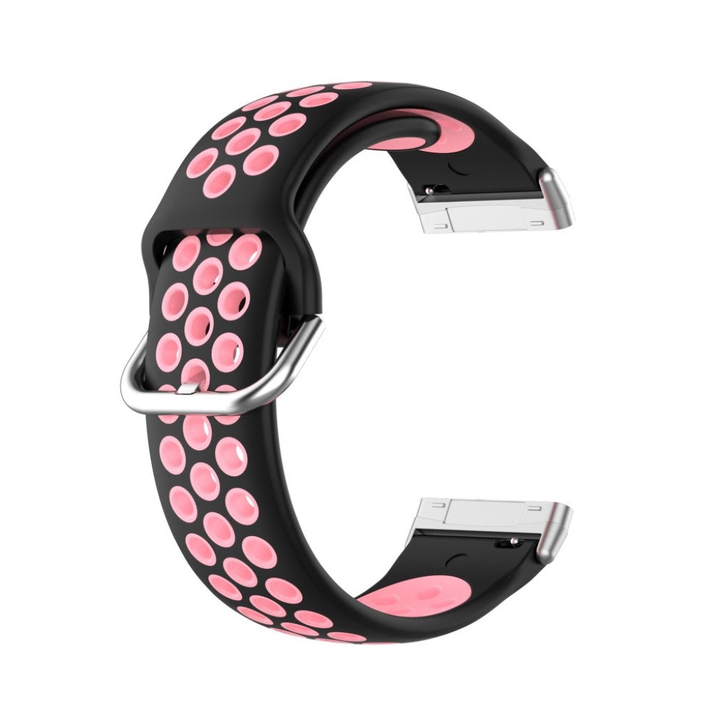 Super fint Fitbit Versa 3 / Fitbit Sense Silikone Rem - Pink#serie_5