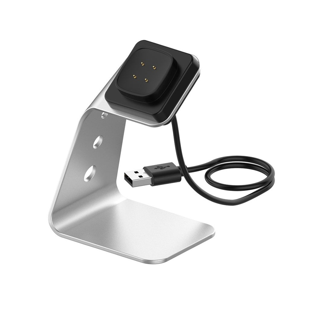 Metal Fitbit Versa 3 / Fitbit Sense Ladestation - Sølv#serie_2