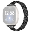 Echt mooi Fitbit Versa 3 Metaal en Strass Bandje