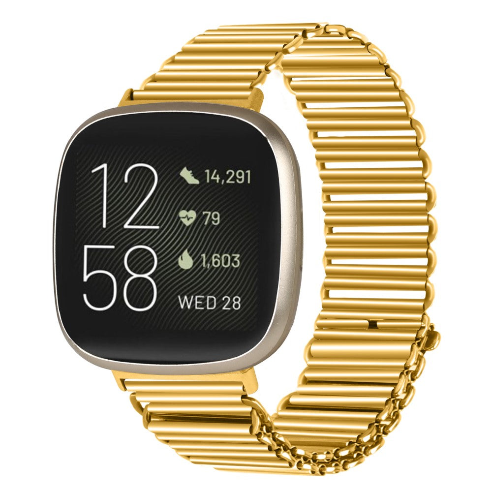 Rigtigt sejt Fitbit Sense / Fitbit Versa 3  Rem - Guld#serie_2