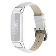Opvallend stoer Fitbit Luxe Echt leer Bandje - Maat: L