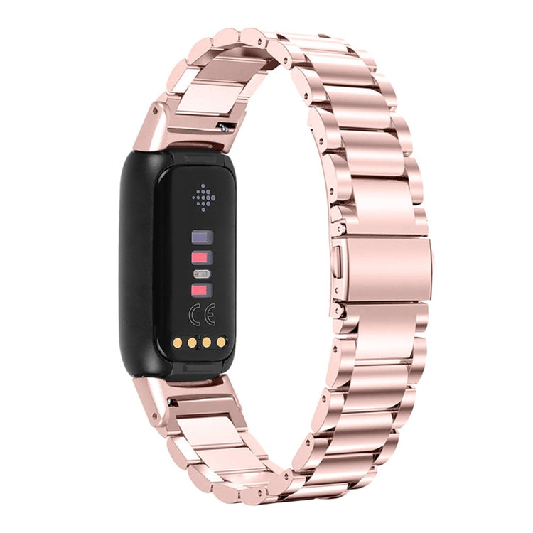 Rigtigt cool Fitbit Luxe Metal Rem - Pink#serie_2