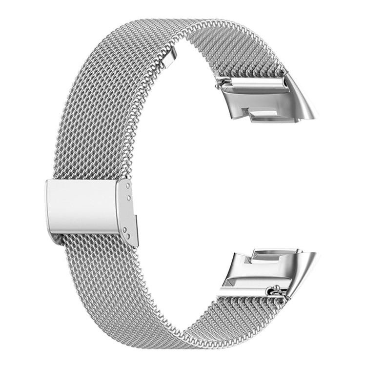 Vildt holdbart Fitbit Charge 5 Metal Rem - Sølv#serie_4