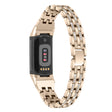 Super duurzaam Fitbit Charge 5 Metaal en Strass Bandje