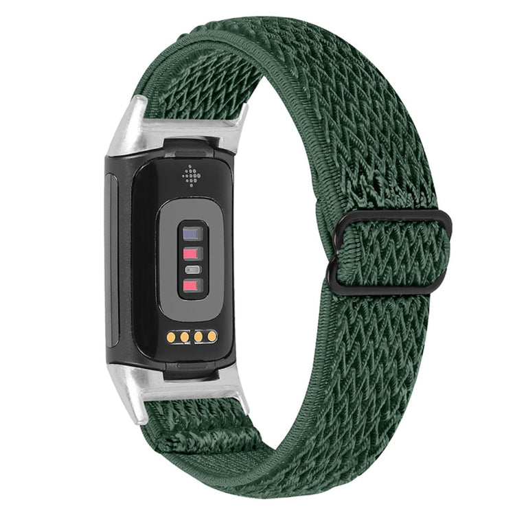 Mega godt Fitbit Charge 5 Nylon Rem - Grøn#serie_7