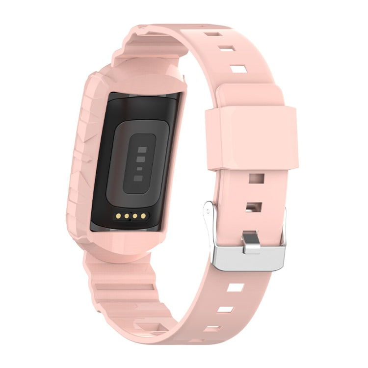 Helt vildt sejt Universal Fitbit Silikone Rem - Pink#serie_7