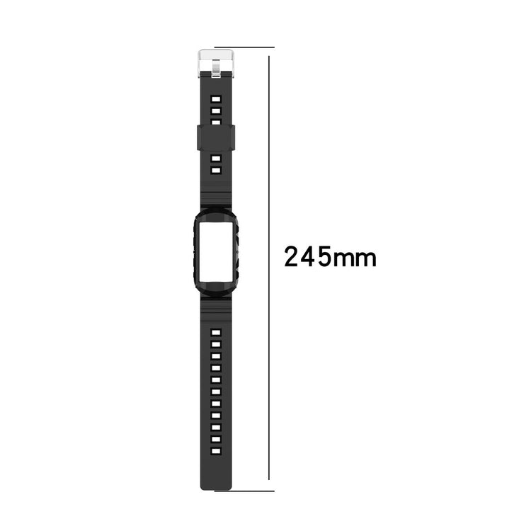Vildt nydelig Universal Fitbit Silikone Rem - Gennemsigtig#serie_2