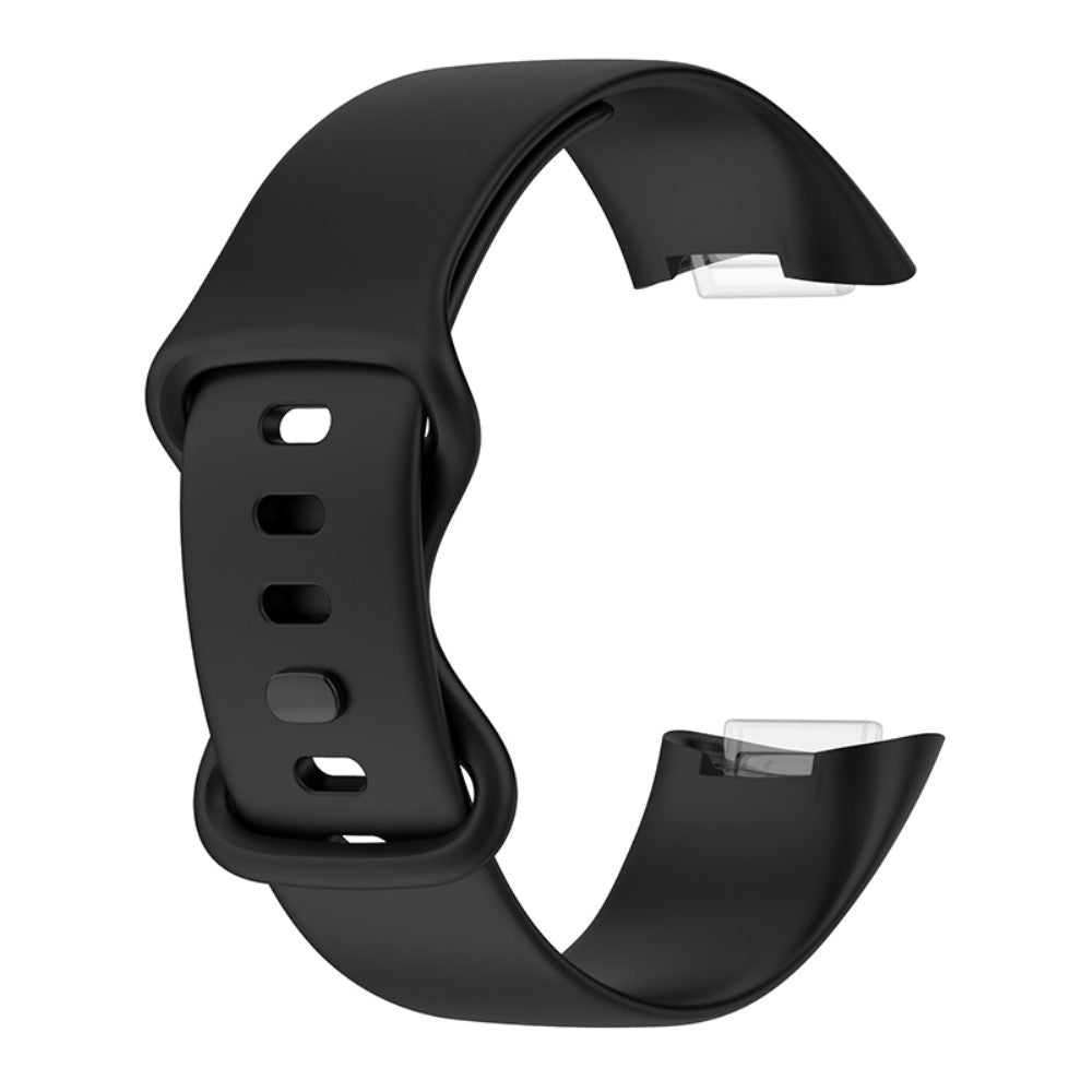 Komfortabel Fitbit Charge 5 Silikone Rem - Størrelse: S - Sort#serie_1