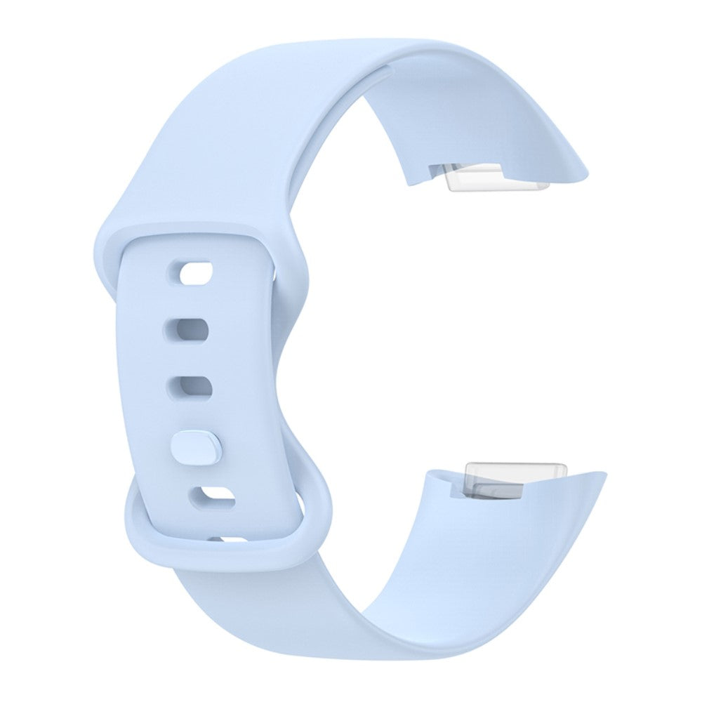 Komfortabel Fitbit Charge 5 Silikone Rem - Størrelse: S - Blå#serie_4