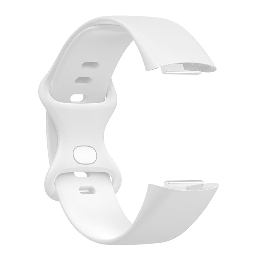 Helt vildt fed Fitbit Charge 5 Silikone Rem - Hvid#serie_1