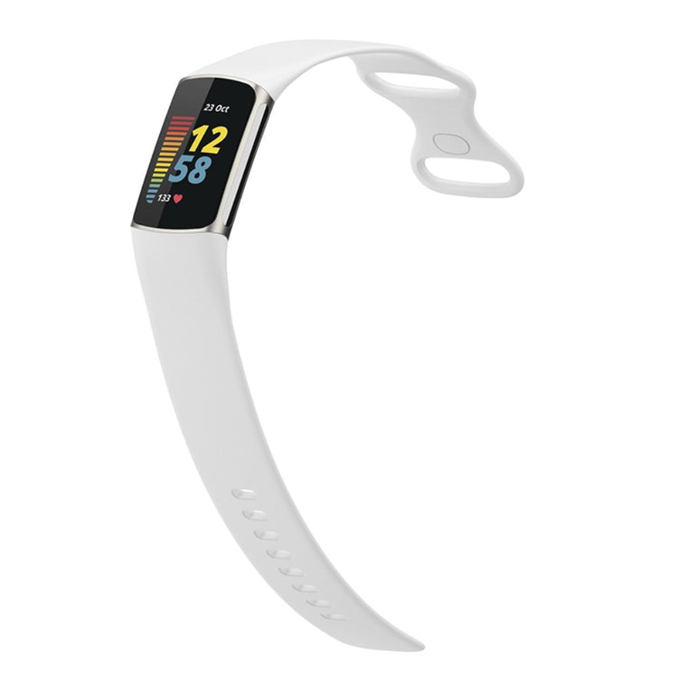 Helt vildt fed Fitbit Charge 5 Silikone Rem - Hvid#serie_1