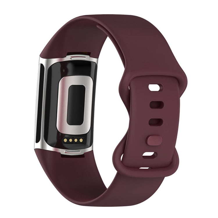 Helt vildt fed Fitbit Charge 5 Silikone Rem - Pink#serie_3