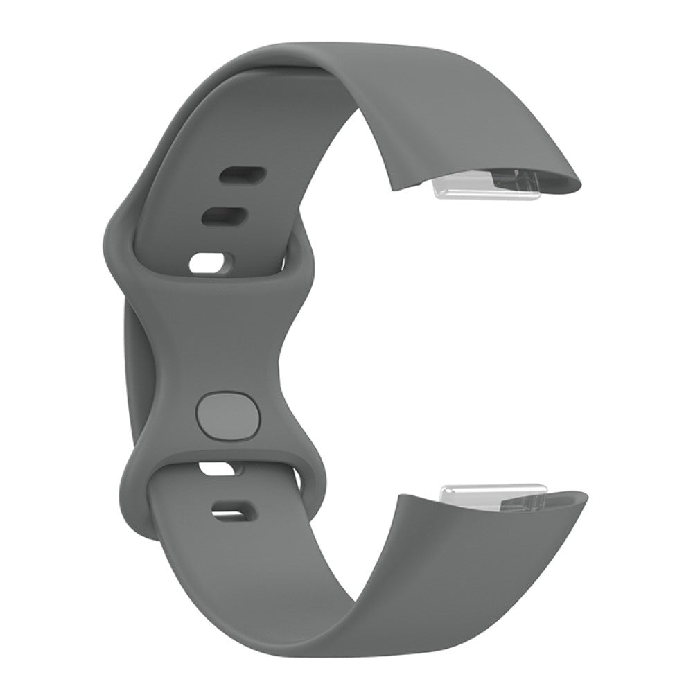 Helt vildt fed Fitbit Charge 5 Silikone Rem - Sølv#serie_6