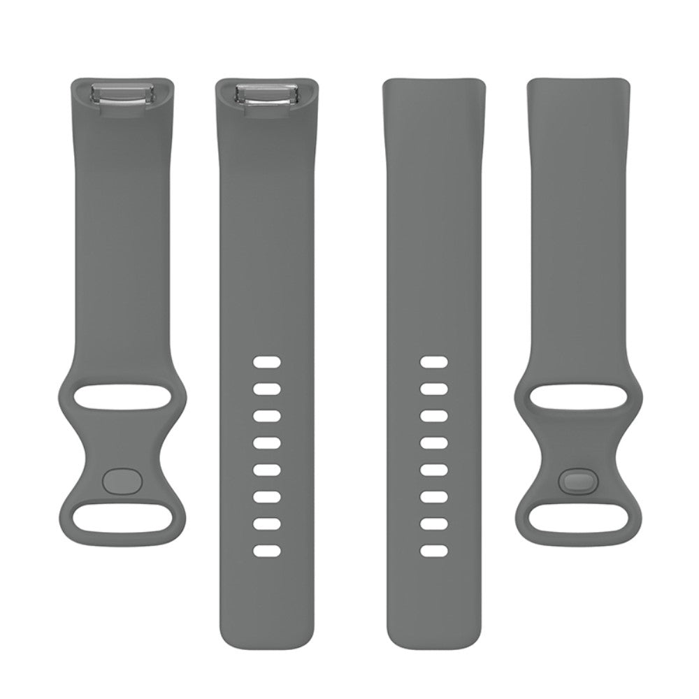 Helt vildt fed Fitbit Charge 5 Silikone Rem - Sølv#serie_6