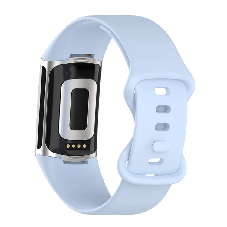 Helt vildt fed Fitbit Charge 5 Silikone Rem - Blå#serie_7