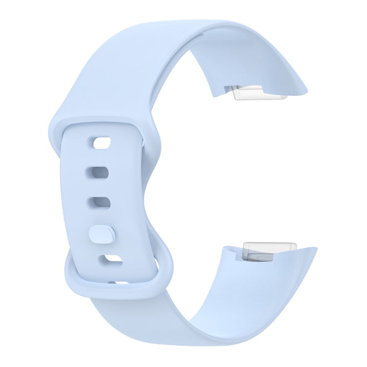 Vildt fint Fitbit Charge 5 Silikone Rem - Blå#serie_7