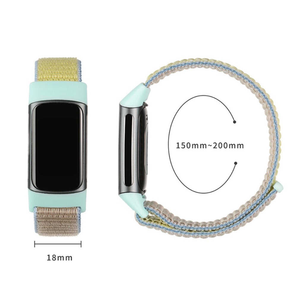 Meget hårdfør Fitbit Charge 5  Rem - Blå#serie_2