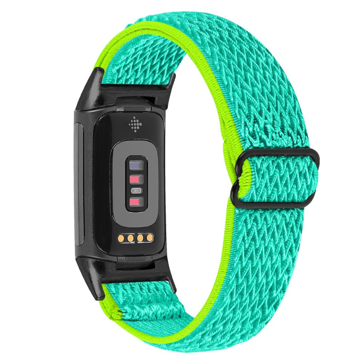Super slidstærk Fitbit Charge 5  Rem - Grøn#serie_6