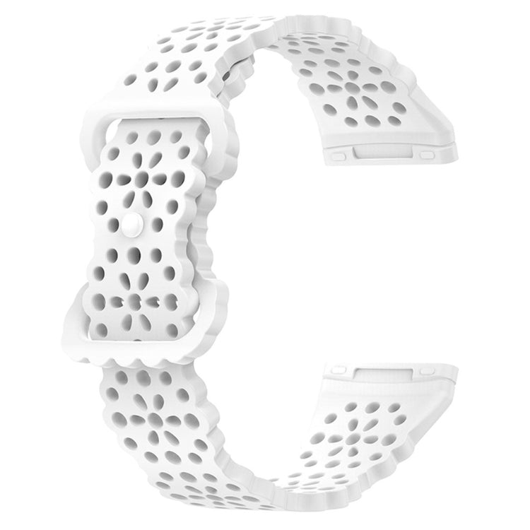 Vildt godt Universal Fitbit Silikone Rem - Hvid#serie_1