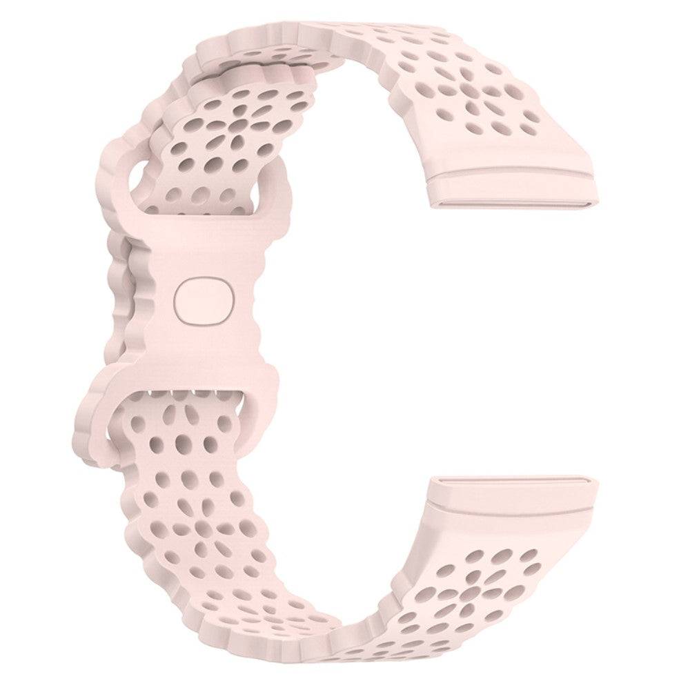Helt vildt nydelig Universal Fitbit Silikone Urrem - Pink#serie_7