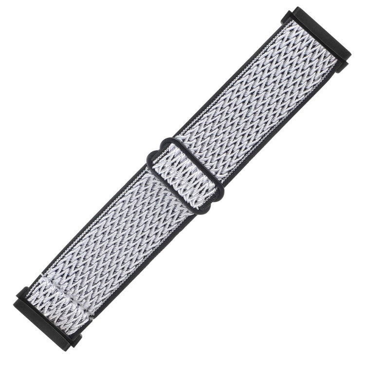 Nydelig Universal Fitbit Nylon Rem - Hvid#serie_1