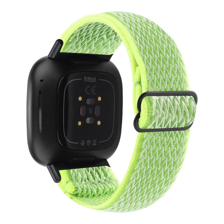 Nydelig Universal Fitbit Nylon Rem - Grøn#serie_10