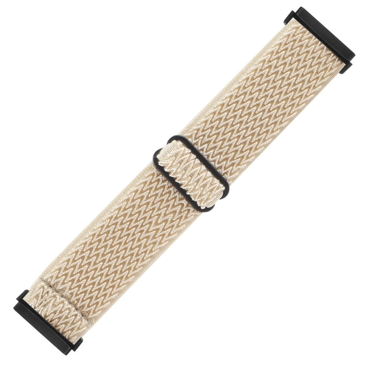 Nydelig Universal Fitbit Nylon Rem - Beige#serie_11