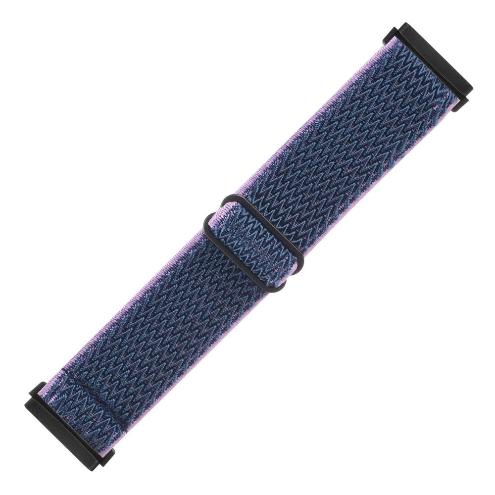 Nydelig Universal Fitbit Nylon Rem - Blå#serie_13