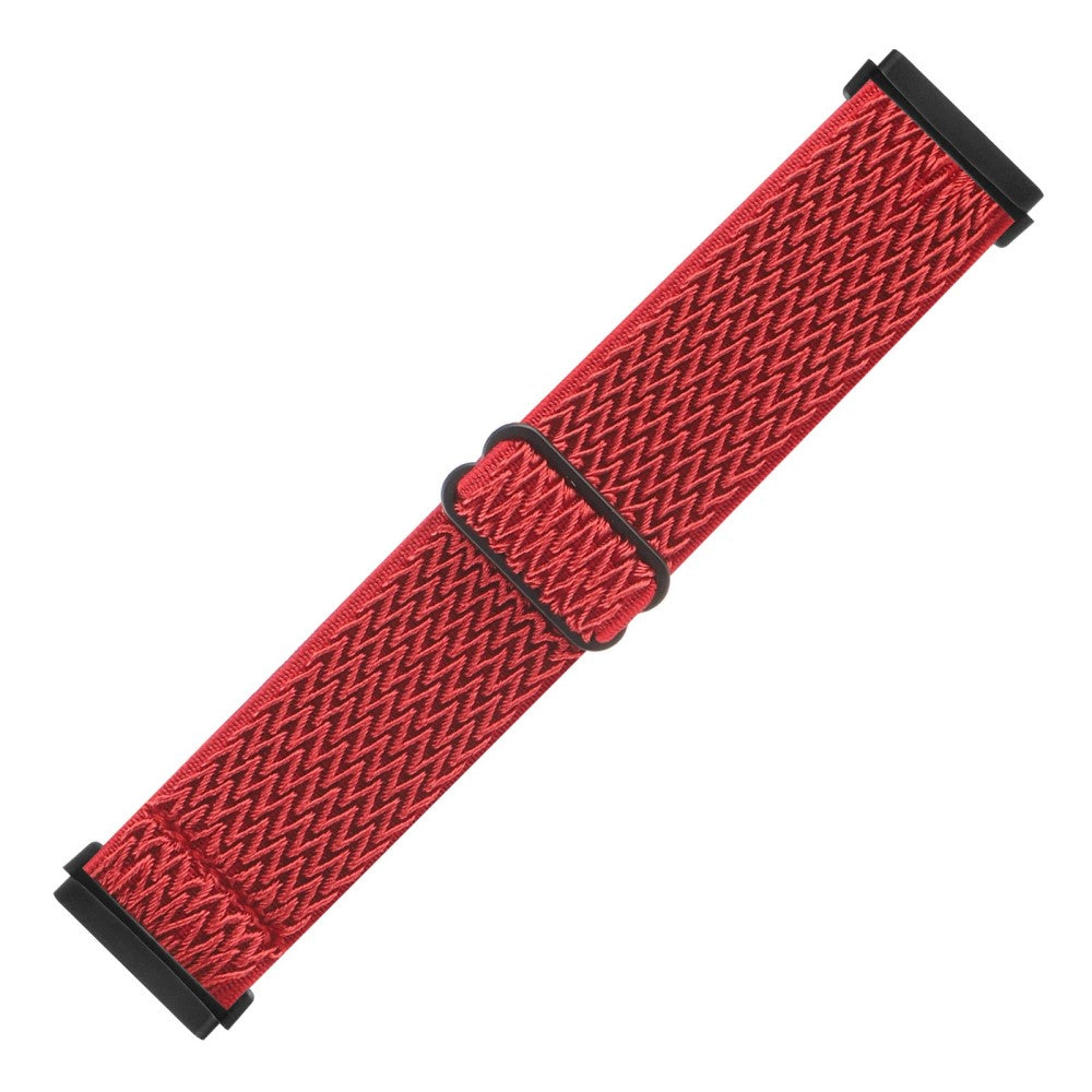 Nydelig Universal Fitbit Nylon Rem - Rød#serie_8