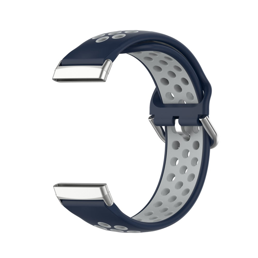 Tidsløst Universal Fitbit Silikone Rem - Blå#serie_14