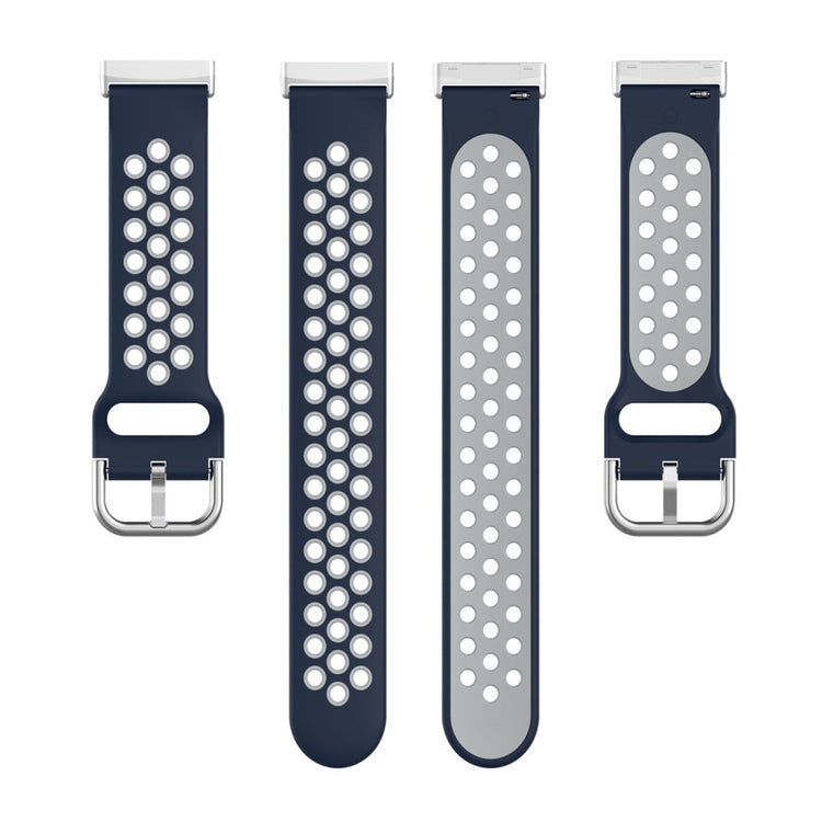 Tidsløst Universal Fitbit Silikone Rem - Blå#serie_14