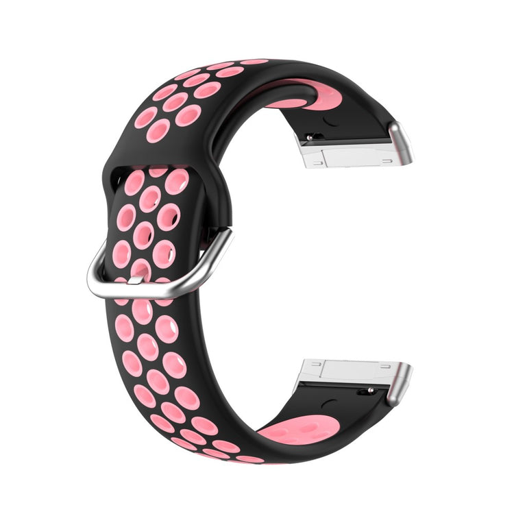 Tidsløst Universal Fitbit Silikone Rem - Pink#serie_5
