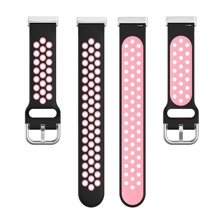 Tidsløst Universal Fitbit Silikone Rem - Pink#serie_5