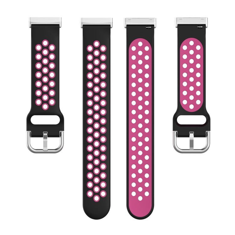 Tidsløst Universal Fitbit Silikone Rem - Pink#serie_8
