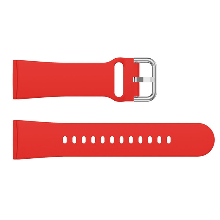 Rigtigt fed Universal Fitbit Silikone Rem - Rød#serie_5