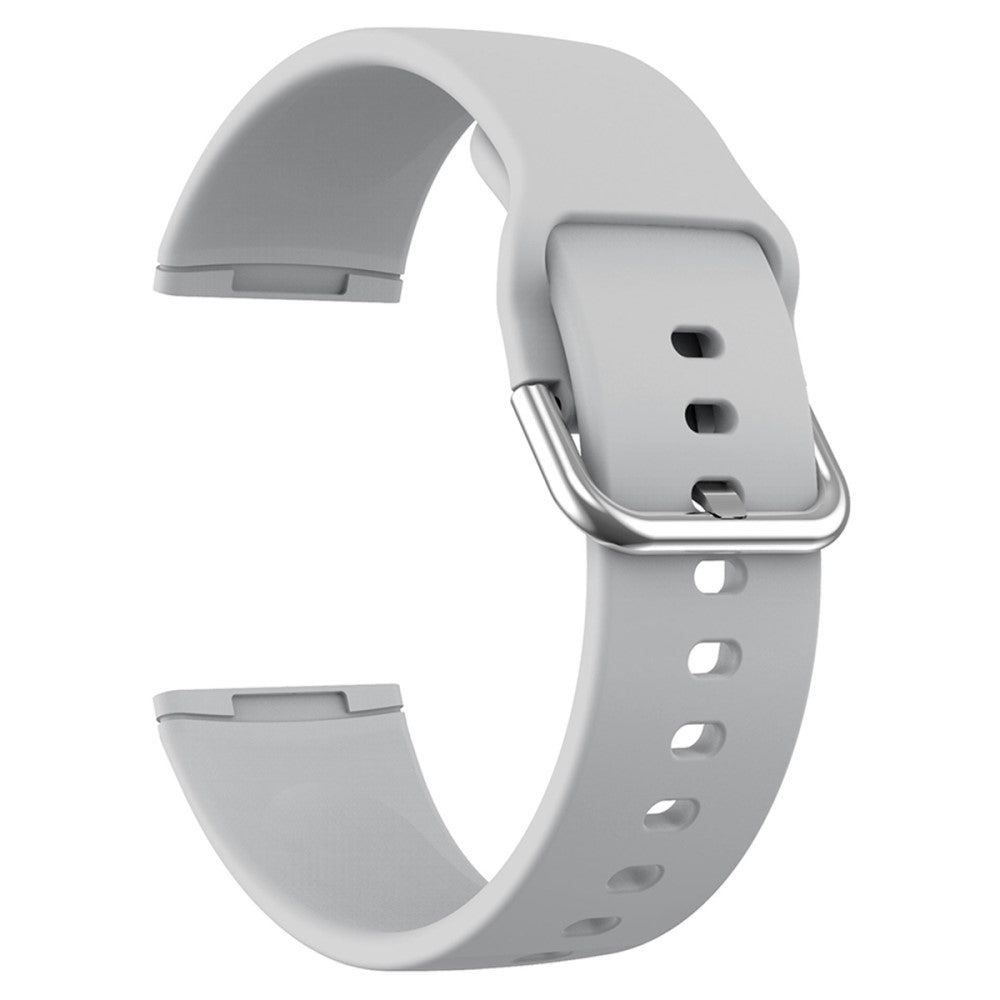 Rigtigt fed Universal Fitbit Silikone Rem - Sølv#serie_6