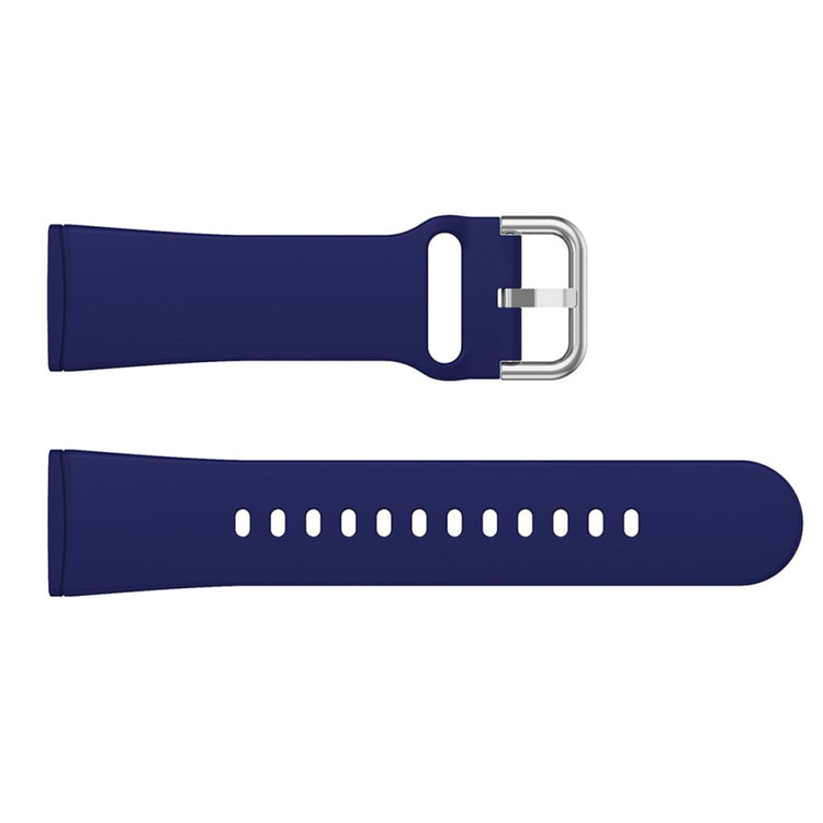 Rigtigt fed Universal Fitbit Silikone Rem - Blå#serie_9