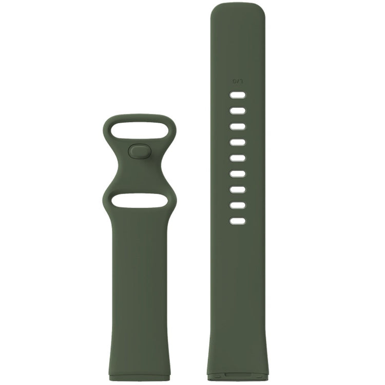 Rigtigt sejt Universal Fitbit Silikone Rem - Størrelse: S - Grøn#serie_3