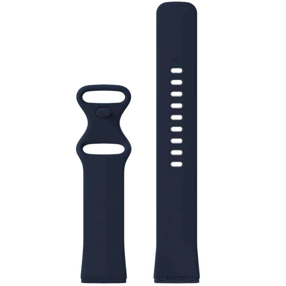 Rigtigt sejt Universal Fitbit Silikone Rem - Størrelse: S - Blå#serie_7