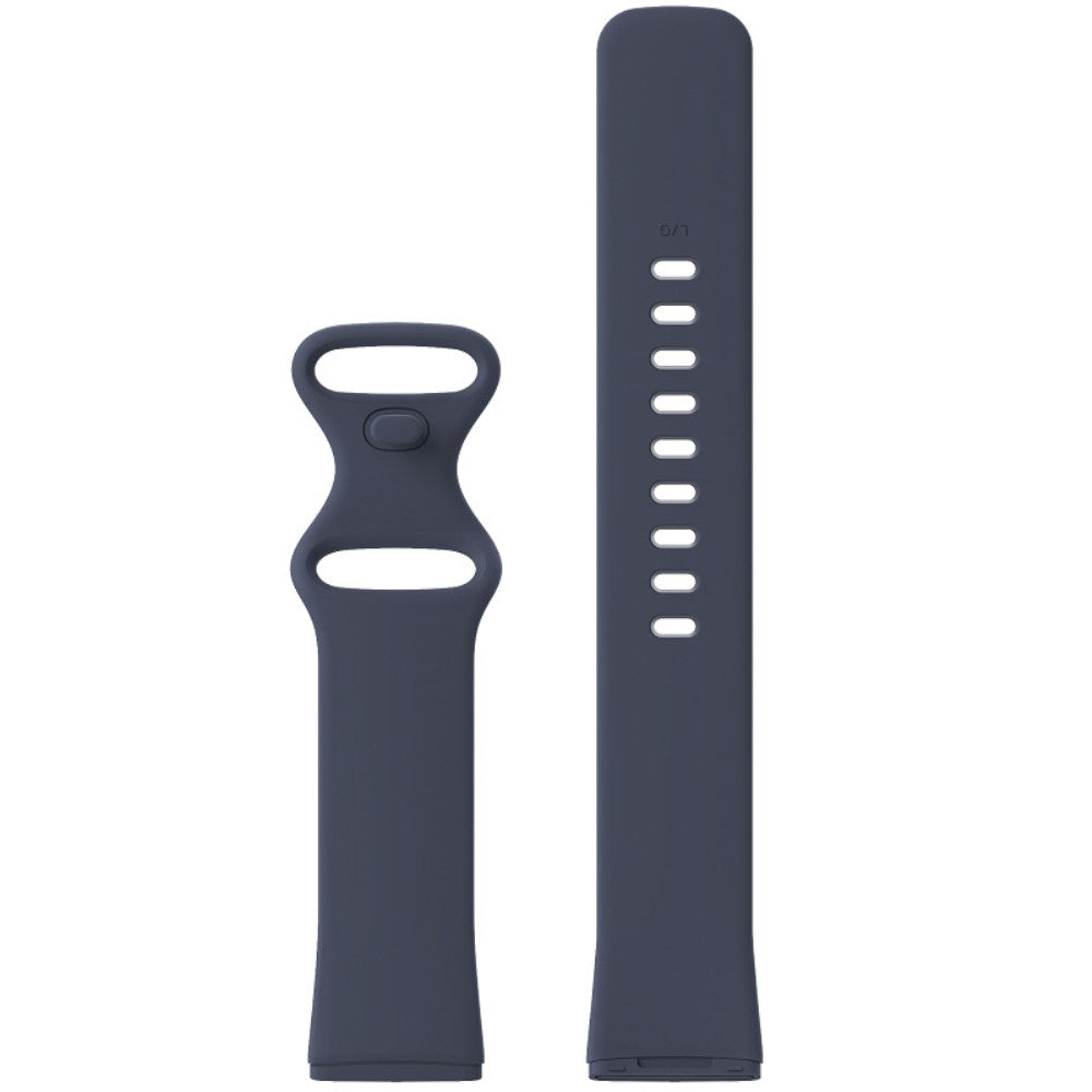 Rigtigt sejt Universal Fitbit Silikone Rem - Størrelse: S - Sølv#serie_9