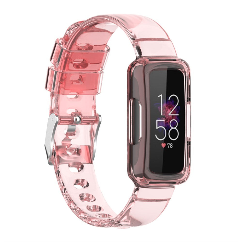 Rigtigt skøn Fitbit Inspire 3 Silikone Rem - Pink#serie_3