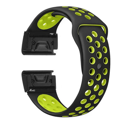 Rigtigt fint Universal Garmin Silikone Rem - Sort#serie_7