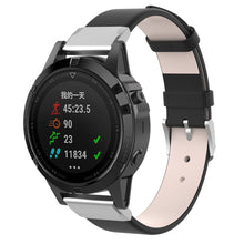 Super flot Universal Garmin Kunstlæder Rem - Sort#serie_1