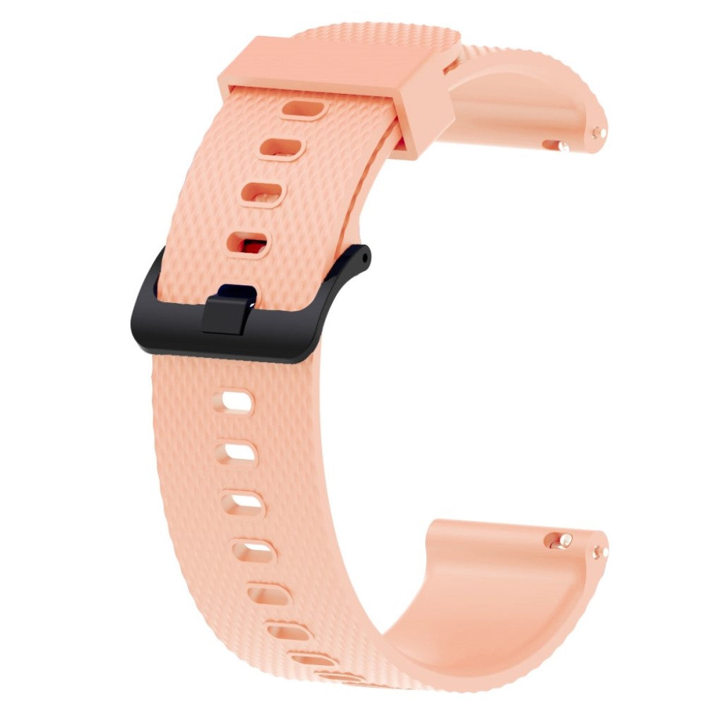 Rigtigt slidstærk Universal Garmin Silikone Rem - Pink#serie_4