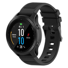 Meget fint Universal Garmin Silikone Rem - Sort#serie_1